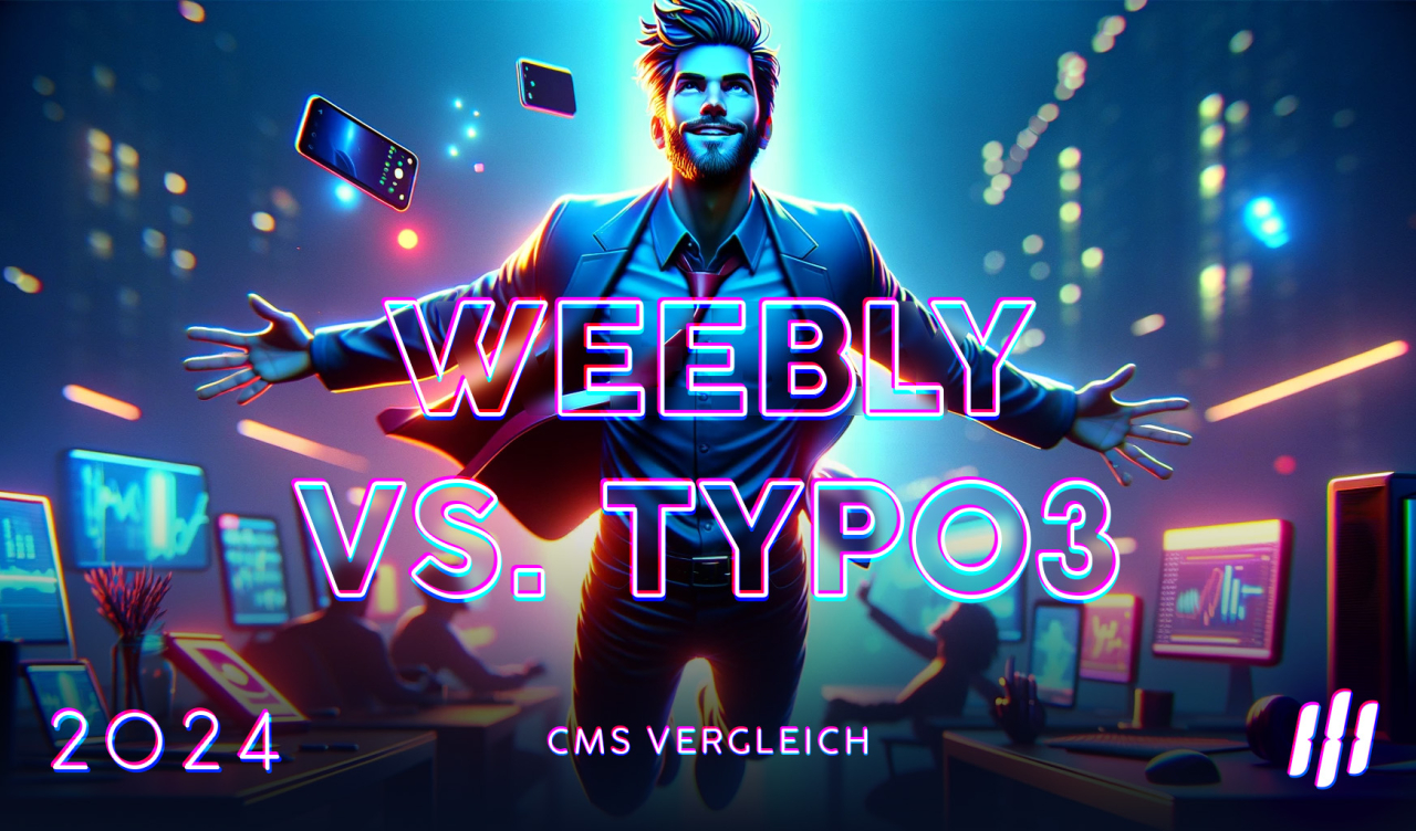 Weebly vs. TYPO3 - ein Vergleich.