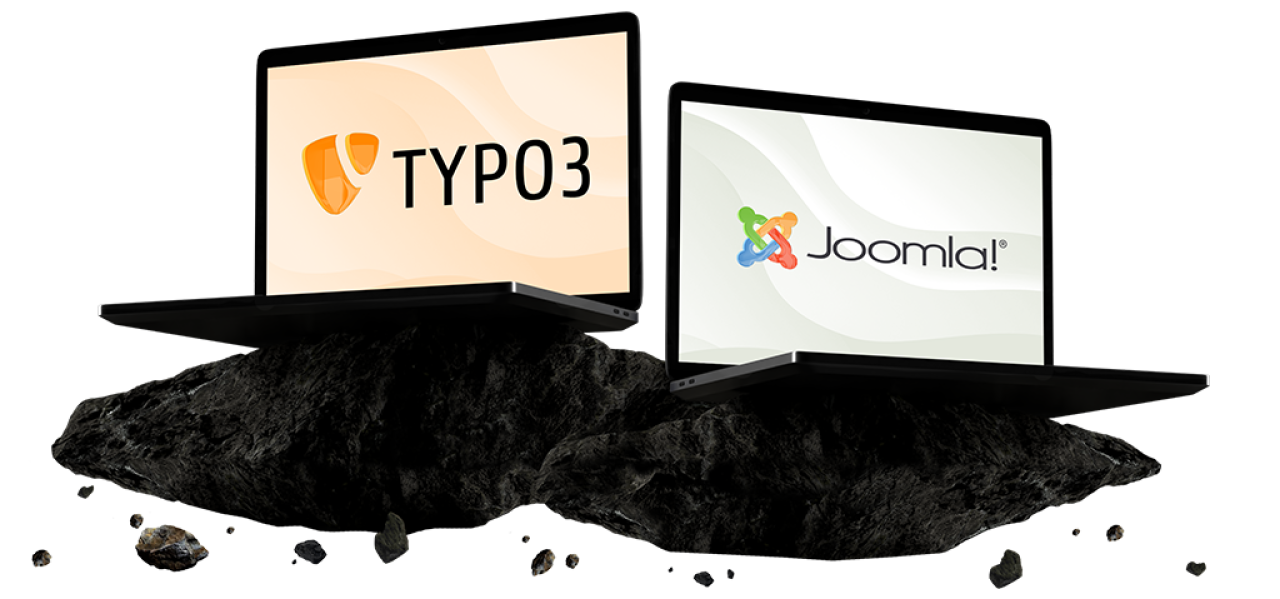 TYPO3 versus Joomla.